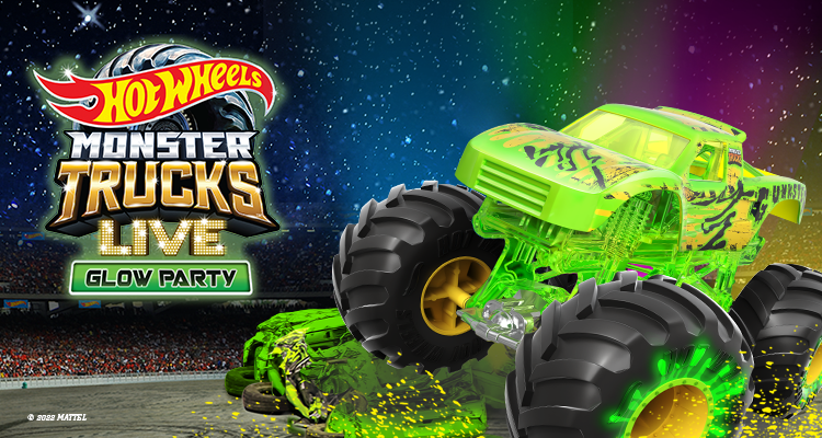 Hot Wheels Monster Trucks Live Glow Party